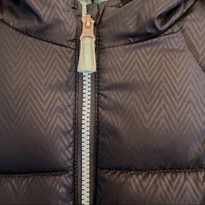 Wonder Nation Unisex Kids Blue Cove Bubble Puffer Hooded Coat